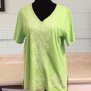 Alfred Dunner green blouse. NWOT